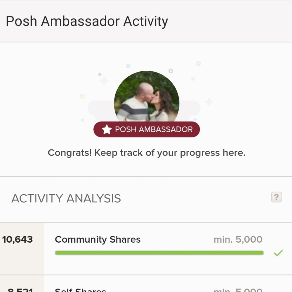 💕💕I'm a Posh Ambassador / Suggested User!💕